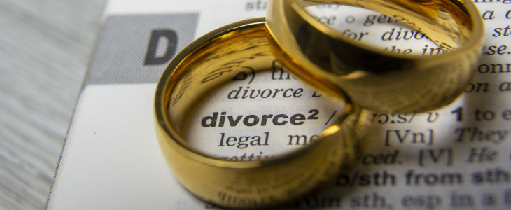 Divorce in the dictionary and two rings